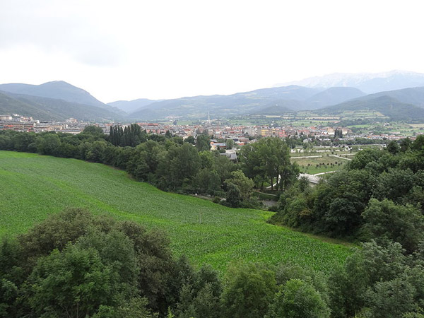 Vue depuis El Castell de Ciutat - Crédit photo : Jordiferrer (Wikimedia Commons)