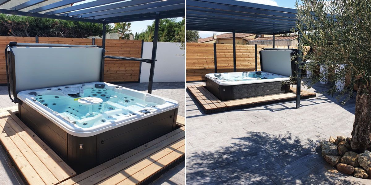 Un jacuzzi à Fos sur Mer, le Pearl Island