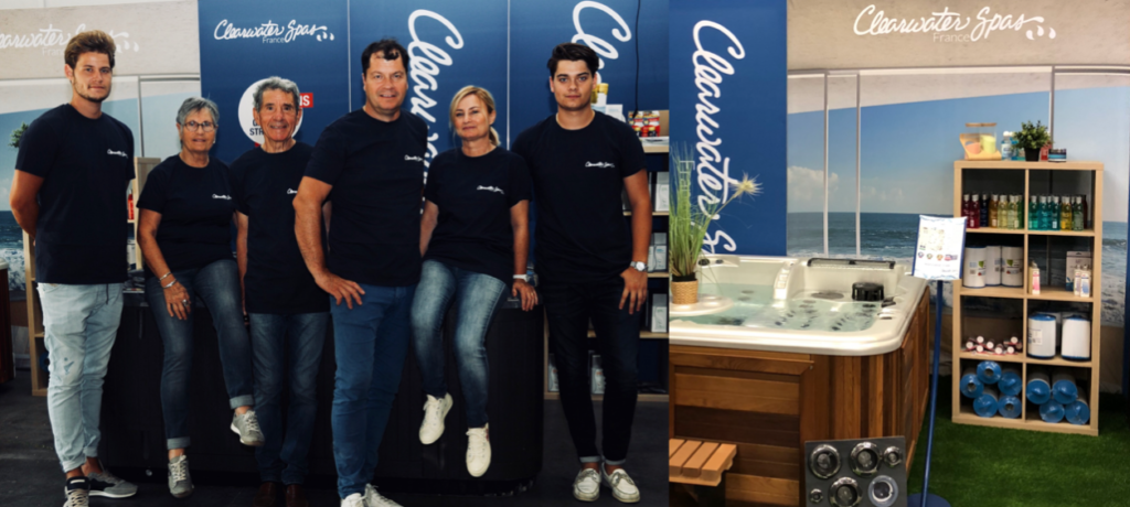 L'équipe Clearwater Spas France : une entreprise familiale